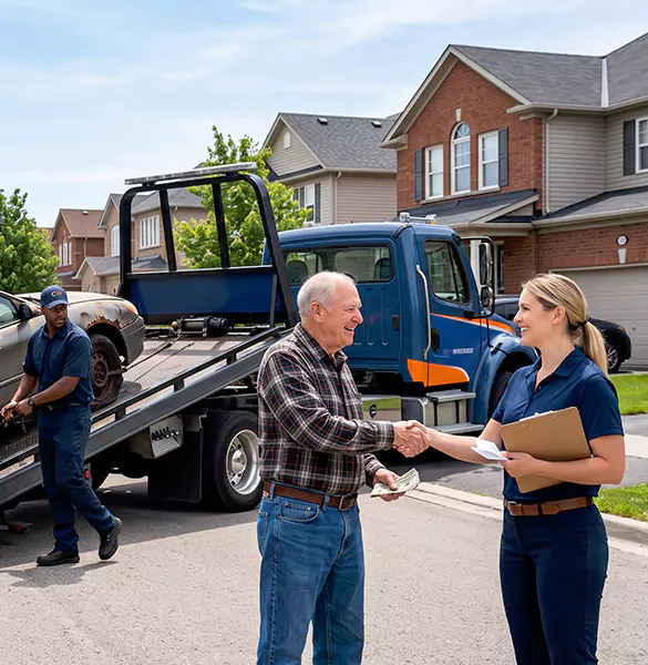 Premier junk cars for cash pick up: your trusted same day car collection service in Detroit, MI