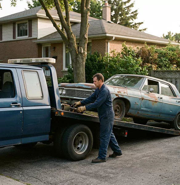 Trusted old car removal service in Detroit, MI