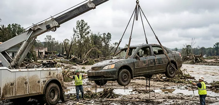 Flood Damaged Car Removal for Cash in Detroit 